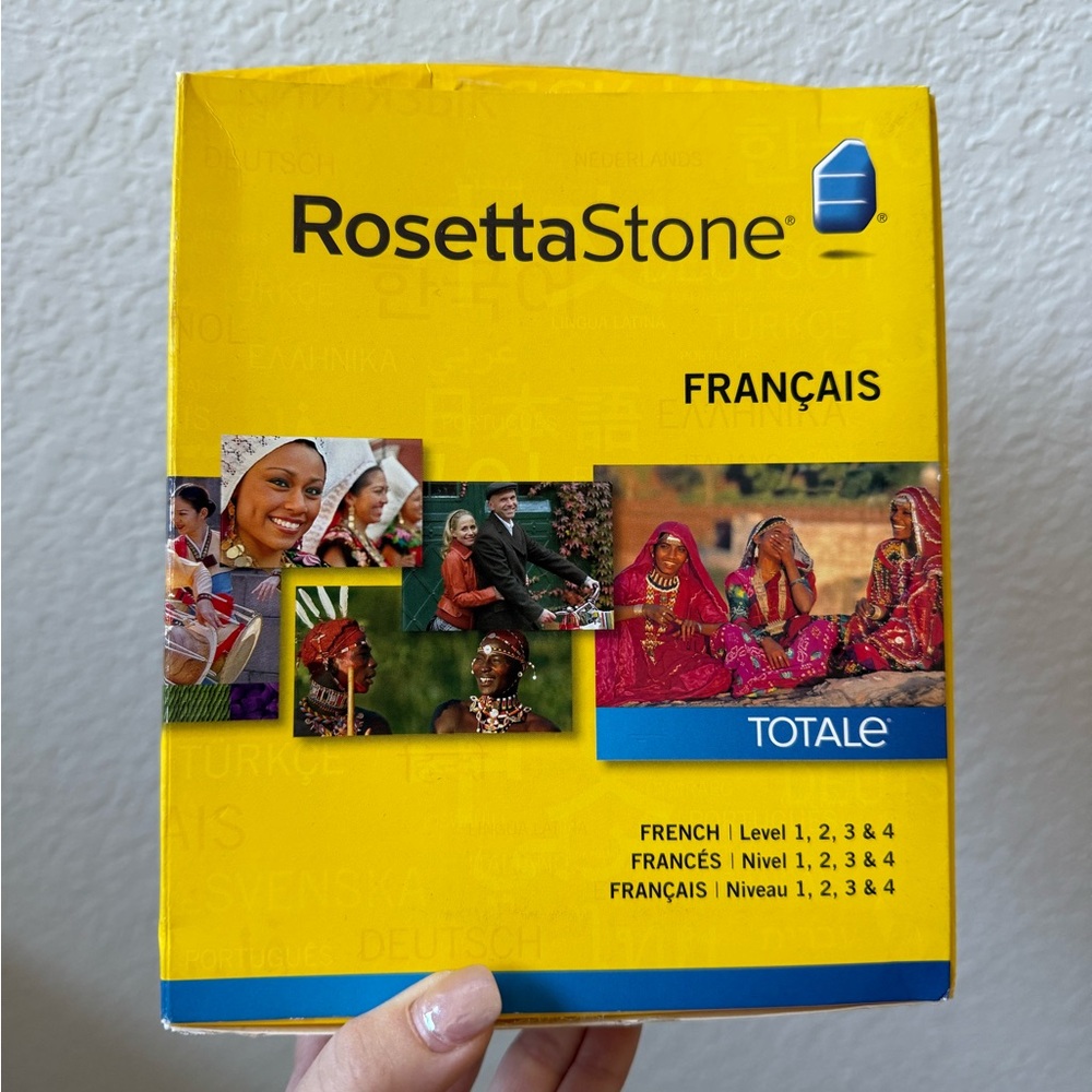 Rosetta Stone French Levels 1-4 Version 4 NIB